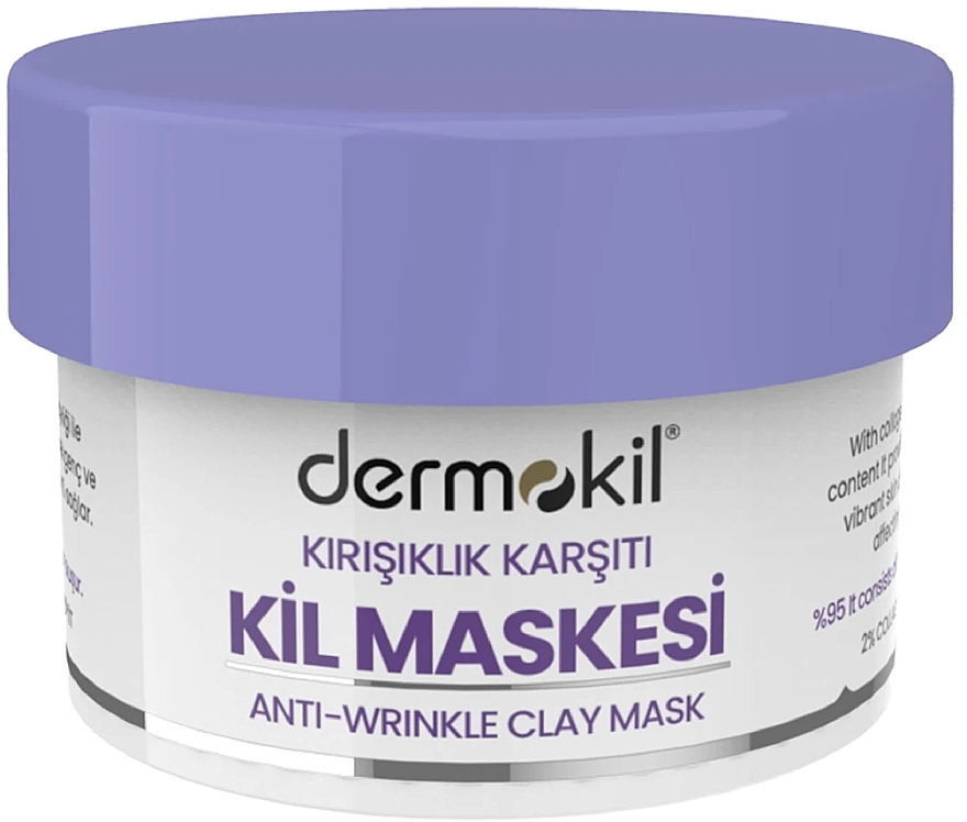 Przeciwzmarszczkowa maseczka do twarzy z glinką - Dermokil Anti-Wrinkle Clay Mask — Zdjęcie N1