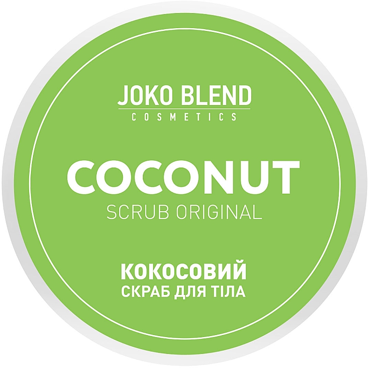 Kokosowy scrub do ciała - Joko Blend Coconut Original Scrub — Zdjęcie N4