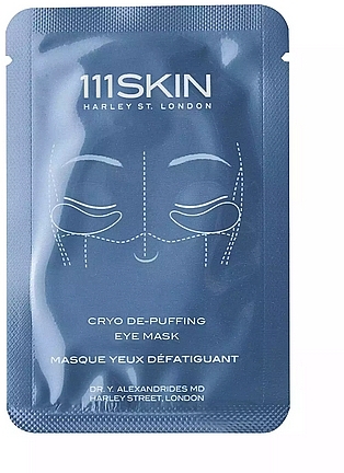 Maseczka pod oczy przeciw opuchliźnie - 111Skin Cryo De-puffing Eye Mask Single — Zdjęcie N1