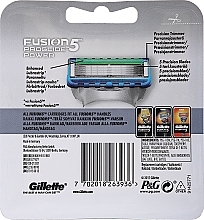 Wymienne wkłady do maszynki, 8 szt. - Gillette Fusion ProGlide Power — Zdjęcie N6