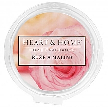 Kup Wosk zapachowy Róża i malina - Heart & Home Raspberry & Rose Blossom Wax Melt