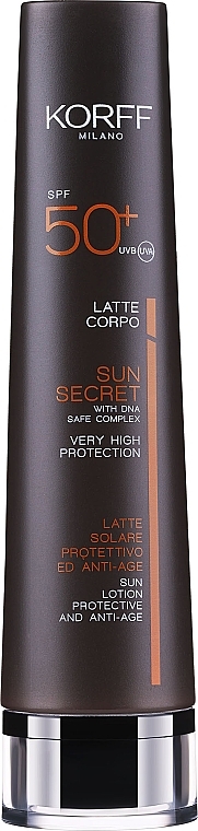 Ochronny i przeciwstarzeniowy balsam do opalania z SPF 50 - Korff Latte Solare Protettivo Anti-Age Corpo SPF 50 — Zdjęcie N1