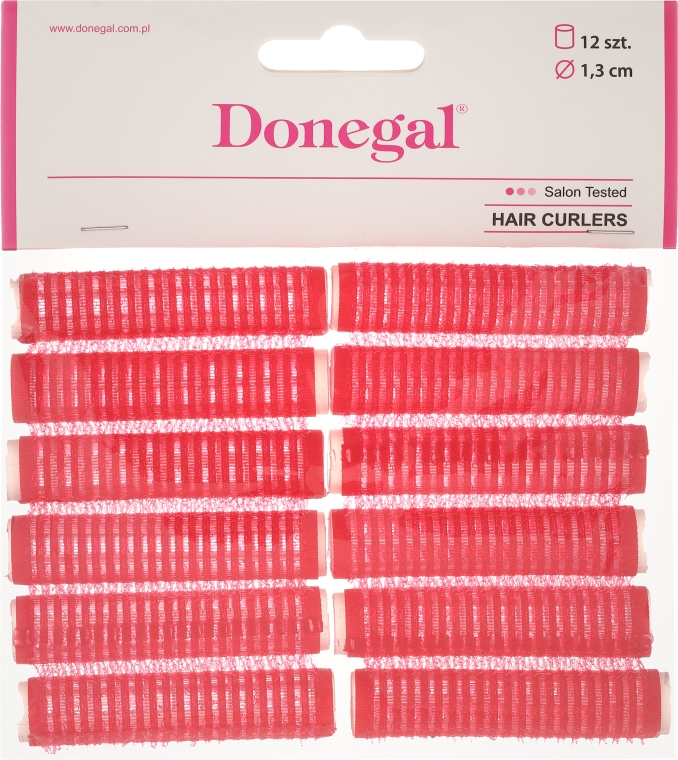 Wałki do włosów 13 mm 12 szt. - Donegal Hair Curlers — Zdjęcie N1