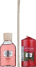 Zestaw Kwiaty granatu - Sweet Home Collection Home Fragrance Set (diffuser/100ml + candle/135g) — Zdjęcie N3