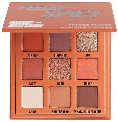 Paleta cieni do powiek - Makeup Obsession Feelin' Spicy Eyeshadow Palette — Zdjęcie N1