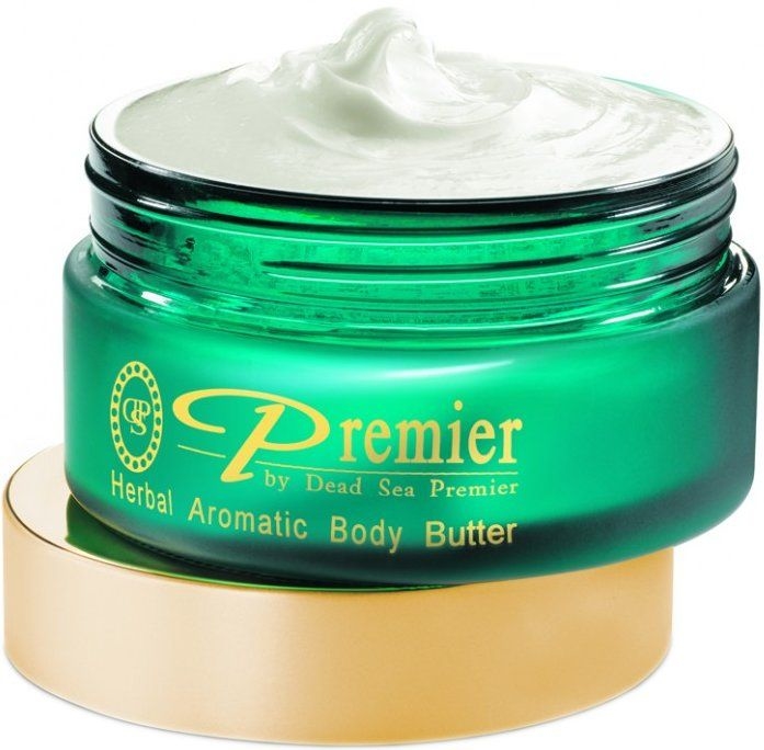 Aromatyczne masło do ciała Łąkowe zioła (szkło) - Premier Dead Sea Herbal Aromatic Body Butter — Zdjęcie N1