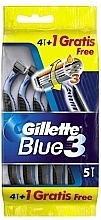 Kup Zestaw jednorazowych maszynek do golenia, 4+1 szt - Gillette Blue 3