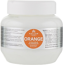 Kup Ujędrniająca maska ​​do włosów z olejem pomarańczowym - Kallos Cosmetics KJMN Orange Vitalizing Hair Mask With Orange Oil
