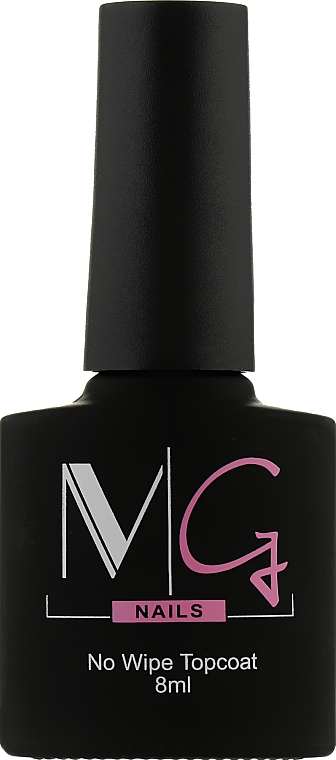 Nielepiący się top coat do paznokci - MG Nails No Wipe Top Coat — Zdjęcie N1