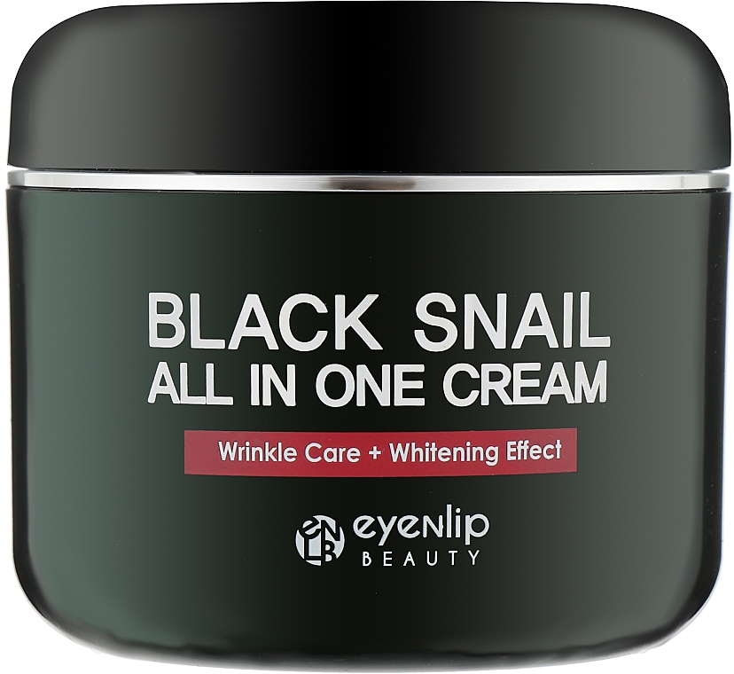 Krem rewitalizujący z czarnym ślimakiem - Eyenlip Black Snail All In One Cream — Zdjęcie N3