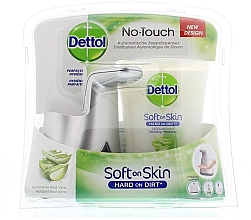 Kup Bezdotykowy aplikator mydła w płynie + wkład aloesowy - Dettol No-Touch Soft On Skin