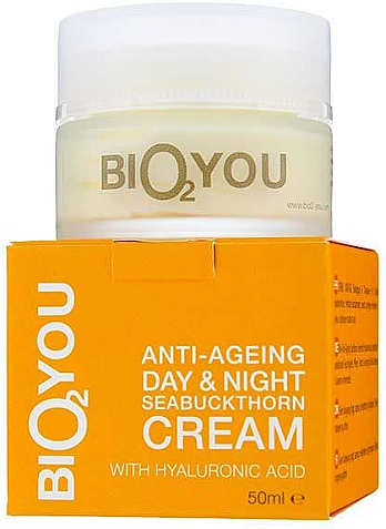 Przeciwstarzeniowy krem ​​z rokitnikiem na dzień i noc - Bio2You Anti-Ageing Day-Night Seabuckthorn Cream — Zdjęcie N1