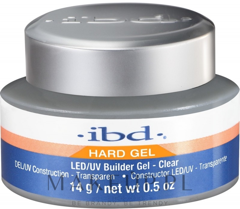 Przezroczysty żel budujący do paznokci - IBD Spa LED/UV Builder Clear Gel — Zdjęcie 14 g