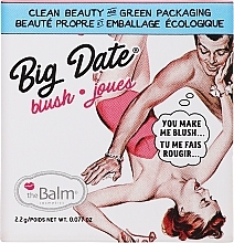 PREZENT! Róż do policzków - theBalm Big Date Blush — Zdjęcie N1