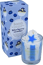 Kup Świeca zapachowa w szkle - Bomb Cosmetics Piped Candle Blueberry Sundae