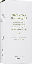 Olejek do mycia twarzy - Purito From Green Cleansing Oil  — Zdjęcie N2