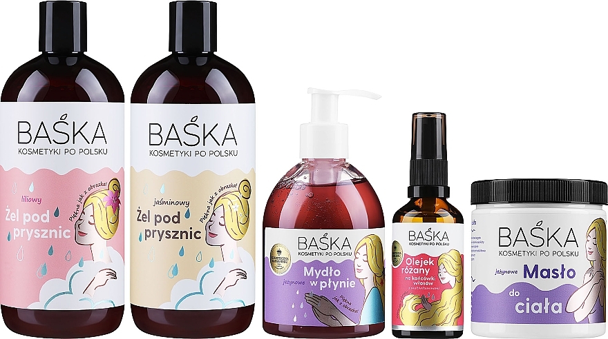 Zestaw do ciała i włosów, 5 produktów - Baska — Zdjęcie N2
