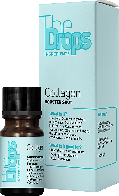 Kompleks na włosy - Pharma Group Laboratories The Drops Collagen Booster Shot — Zdjęcie N3