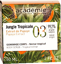 Peeling gommage do ciała z ekstraktem z papai - Academie Jungle Tropicale Body Scrub Tropical Nectar — Zdjęcie N2