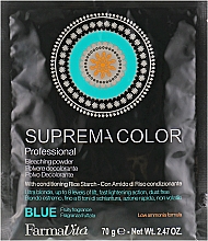 Proszek wybielający do włosów - FarmaVita Suprema Color Blue Bleaching Powder (miniprodukt) — Zdjęcie N2
