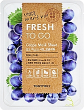 Kup Maska na tkaninie zwężająca pory z ekstraktem z winogron - Tony Moly Fresh To Go Mask Sheet Grape