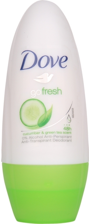 Antyperspirant-dezodorant w kulce Ogórek i zielona herbata - Dove Go Fresh Anti-Transpirant Deoodorant — фото N1