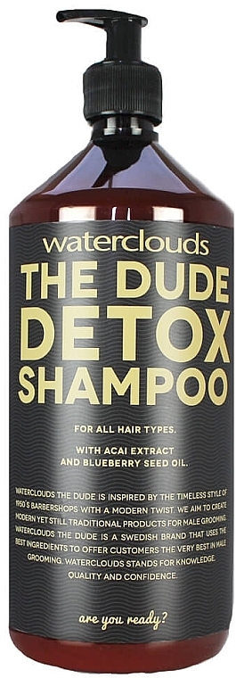 Szampon do włosów detox - Waterclouds The Dude Detox Shampoo — Zdjęcie N2