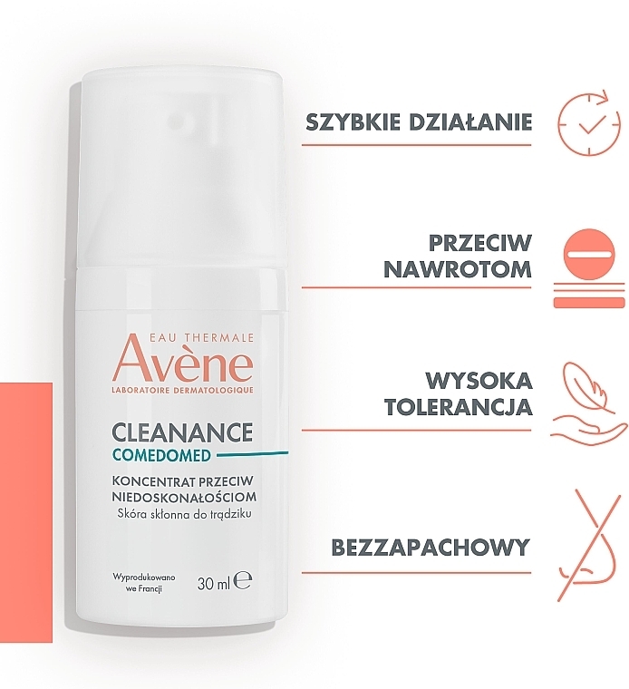 Koncentrat przeciw niedoskonałościom - Avène Cleanance Comedomed Anti-Blemishes Concentrate — Zdjęcie N6