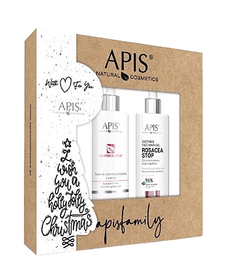 Zestaw - APIS Professional Rosacea-Stop Gift Set (f/gel/300ml + f/toner/300ml) — Zdjęcie N1