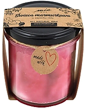 Kup Świeca marmurkowa o zapachu róży - Miabox Candle