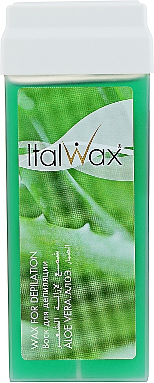 Wkład z woskiem do depilacji "Aloes" - ItalWax Wax for Depilation — Zdjęcie N1