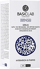 Serum do twarzy z 15% trehalozą, 10% peptydem SNAP-8 i małocząsteczkowym kwasem hialuronowym Nawilżenie i wypełnienie - BasicLab Dermocosmetics Esteticus — Zdjęcie N3