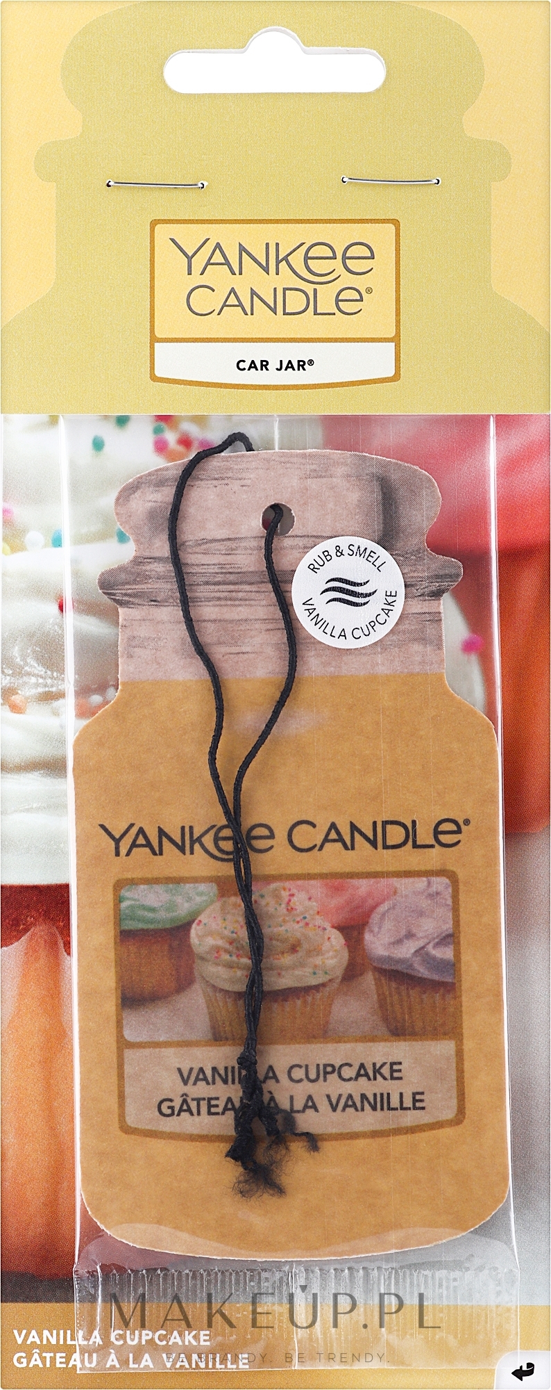 Zapach do samochodu - Yankee Candle Vanilla Cupcake Car Jar Ultimate — Zdjęcie 1 szt.