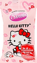 Kup Chusteczki nawilżane Hello Kitty 15szt, różowe - Smile Ukraine Hello Kitty