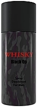 Evaflor Whisky Black Op Spray Deodorant For Men - Dezodorant w sprayu dla mężczyzn — Zdjęcie N1