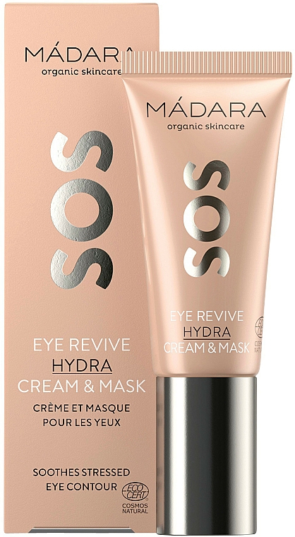 Krem-maska na okolice oczu - Madara Cosmetics SOS Eye Revive Hydra Cream & Mask — Zdjęcie N1