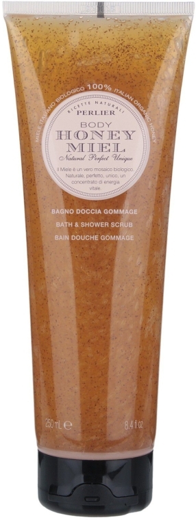 Scrub pod prysznic - Perlier Body Honey Miel Bath & Shower Scrub — Zdjęcie N1