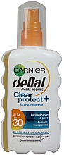 Spray do opalania - Garnier Delial Ambre Solaire Clear Protect Transparent Protective Spray SPF30 — Zdjęcie N1