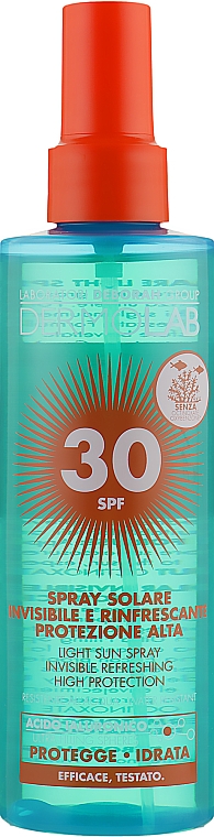 Spray z filtrem przeciwsłonecznym SPF 30 - Deborah Milano Dermolab Solar Invisible Solar Spray SPF30 — Zdjęcie N1