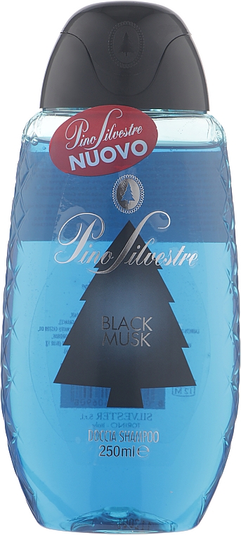 Żel pod prysznic i szampon 2 w 1 Czarne piżmo - Pino Silvestre Doccia Shampoo Black Musk