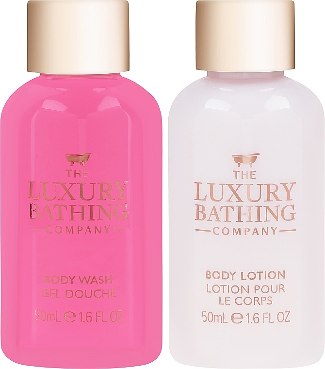 Zestaw - Grace Cole The Luxury Bathing Sweet Vanila Duo Set (sh/gel/50ml + b/lot/50ml) — Zdjęcie N2