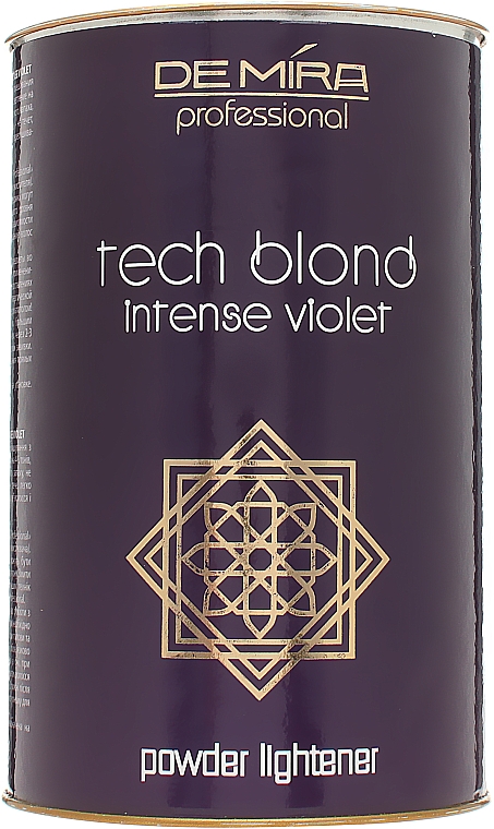 Rozświetlacz do twarzy - DeMira Professional Tech Blond Intense Violet Powder — Zdjęcie N4