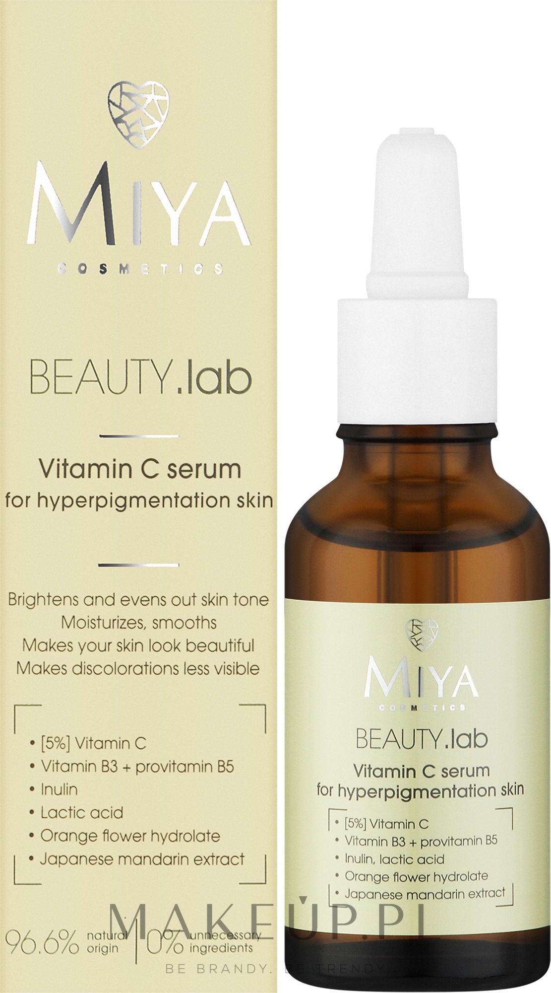 Serum do twarzy z witaminą C - Miya Cosmetics Beauty Lab Serum With Vitamin C — Zdjęcie 30 ml