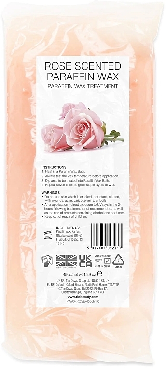Parafina różana - Rio Paraffin Wax Block Rose — Zdjęcie N1