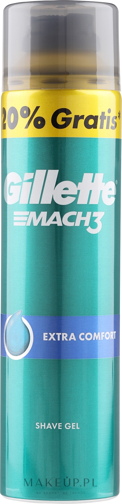 Kojący żel do golenia - Gillette Mach 3 Extra Comfort — Zdjęcie 240 ml