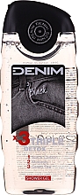 Denim Black - Zestaw (ash/lot 100 ml + deo/spray 150 ml + sh/gel 250 ml) — Zdjęcie N3