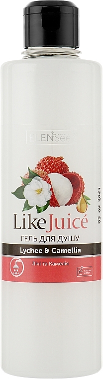 Żel pod prysznic Liczi i Kamelia - ElenSee Like Juice Lychee & Camellia — Zdjęcie N2