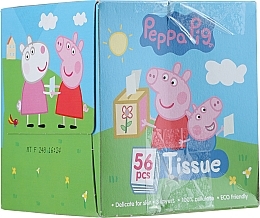 PRZECENA! Chusteczki higieniczne dla dzieci, 56 szt. - Peppa Pig Tissue * — Zdjęcie N2