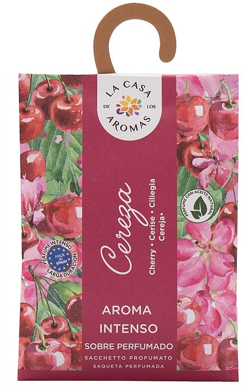 Saszetka aromatyczna Wiśnia - La Casa de Los Aromas Cherry Intense Closet Sachet — Zdjęcie N1