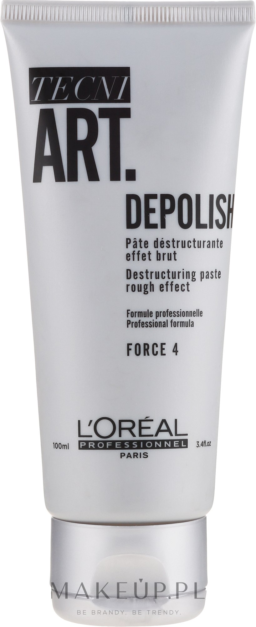 Matująca pasta strukturyzująca do włosów - L ' Oréal Professionnel Tecni.art Depolish Force 4 — Zdjęcie 100 ml